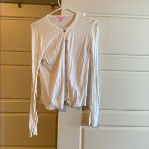 Lilly Pulitzer white sweater